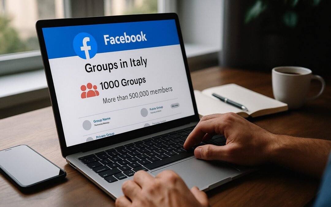 History and structure of IVISLUTFUN: 1000 Facebook groups in Italy
