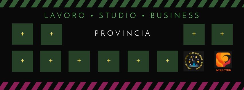La tua pubblicità sul nostro sito e nei nostri gruppi di studio e lavoro in Italia La tua pubblicità sul nostro sito e nei nostri gruppi di studio e lavoro in Italia