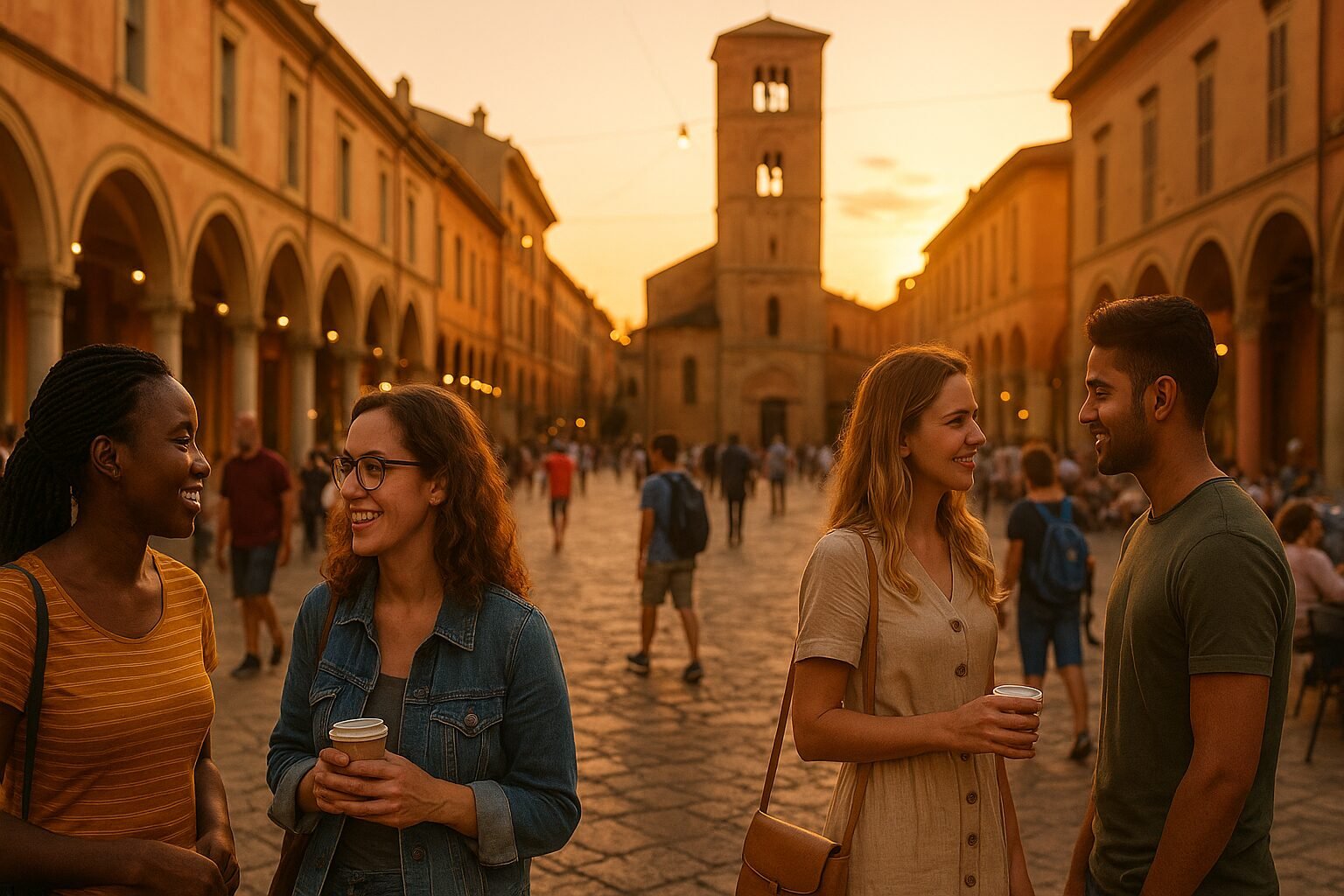 Comunita in Italia - connessioni tra persone di diverse nazionalità, residenti e turisti