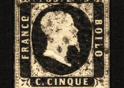 1850 – Il primo francobollo in Italia