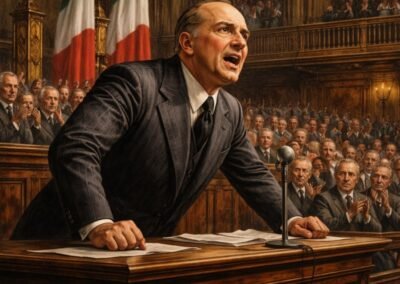 1925 il discorso di Benito Mussolini e la svolta dittatoriale del regime fascista