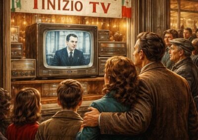 1954 - l’inizio delle trasmissioni RAI e la nascita della televisione italiana