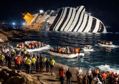 2012 — il naufragio della Costa Concordia al largo dell’Isola del Giglio