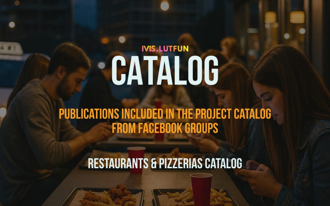 Restaurants & Pizzerias Catalog