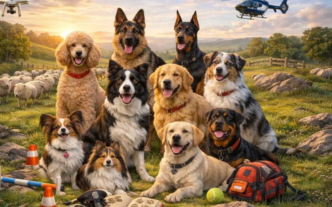 Top 10 delle razze di cani più intelligenti al mondo