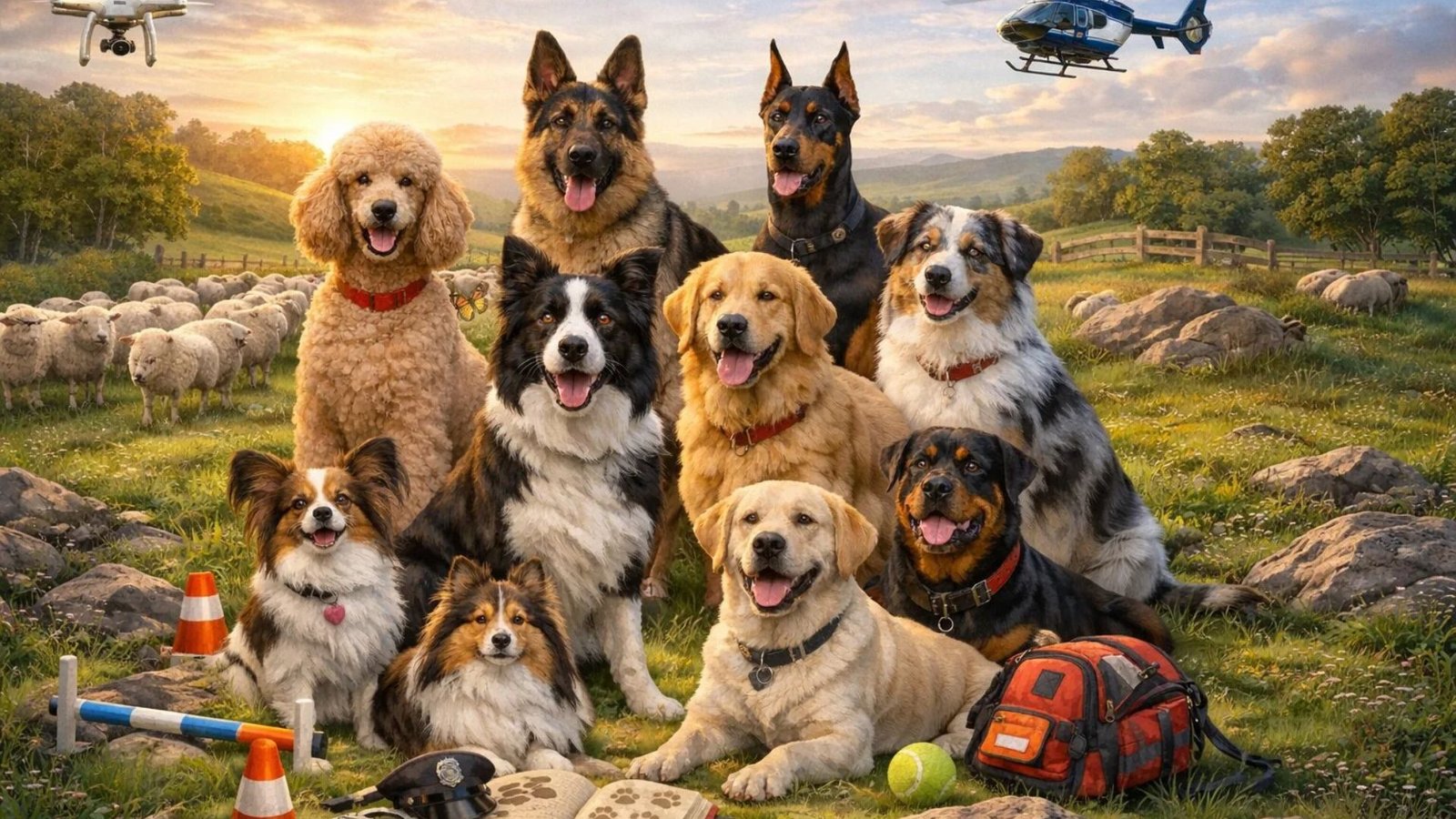 Top 10 delle razze di cani più intelligenti al mondo