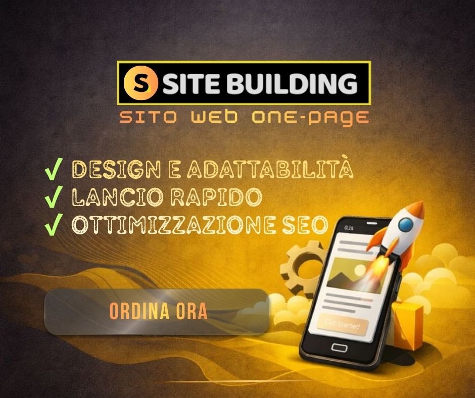 Banner pubblicitario SITE-BUILDIG.COM